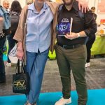 patrick con Antonella Cavuoto editor de il volto di europa